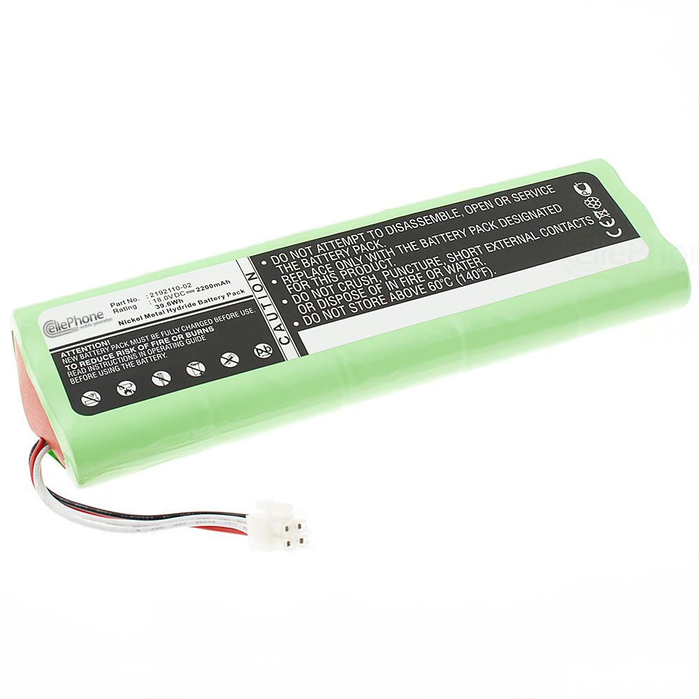 Accu Ni-MH voor Elektrolux Trilobite ZA1 / ZA2 (vervangt 2192110-02) - 2200mAh / 18V