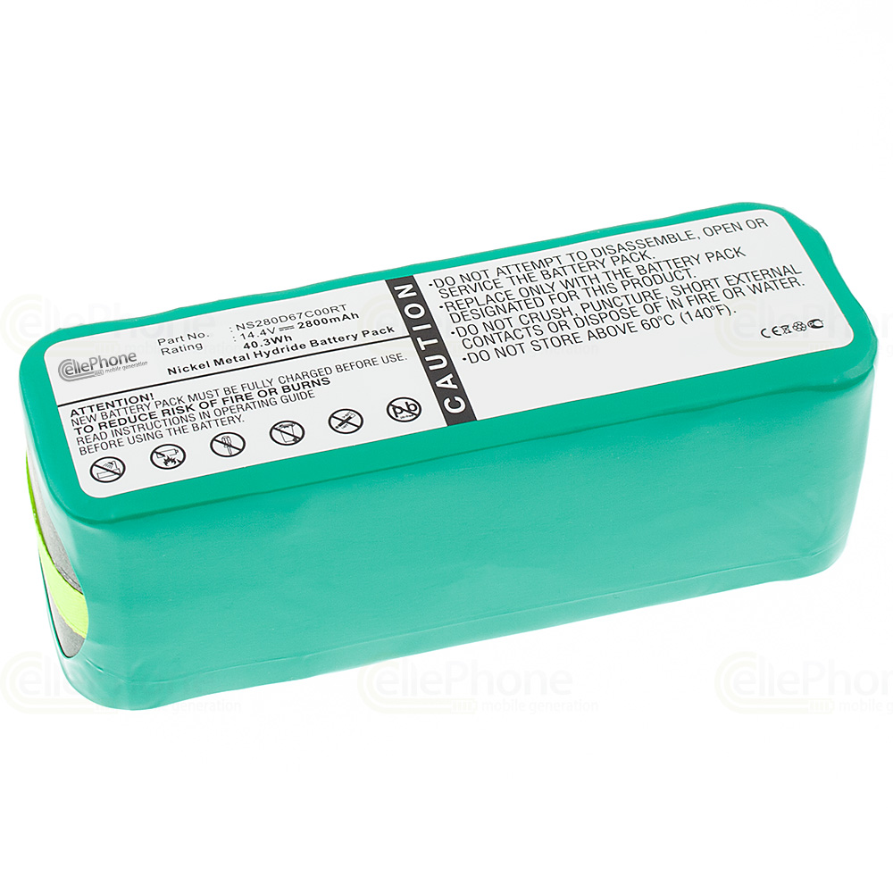 [4992] Batería Ni-MH para Infinuvo CleanMate QQ1 QQ2 - Proscenic Pro806 (reemplazado NS280D67C00RT) - 2800mAh / 14,4V
