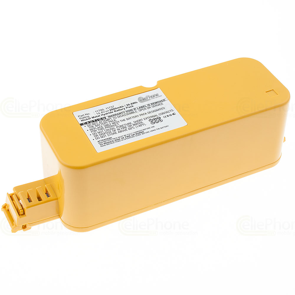 batteria Ni-MH per iRobot Roomba 400 410 418 4000 4130 4210 5250 (sostituisce 11700 ) - 2000 mAh