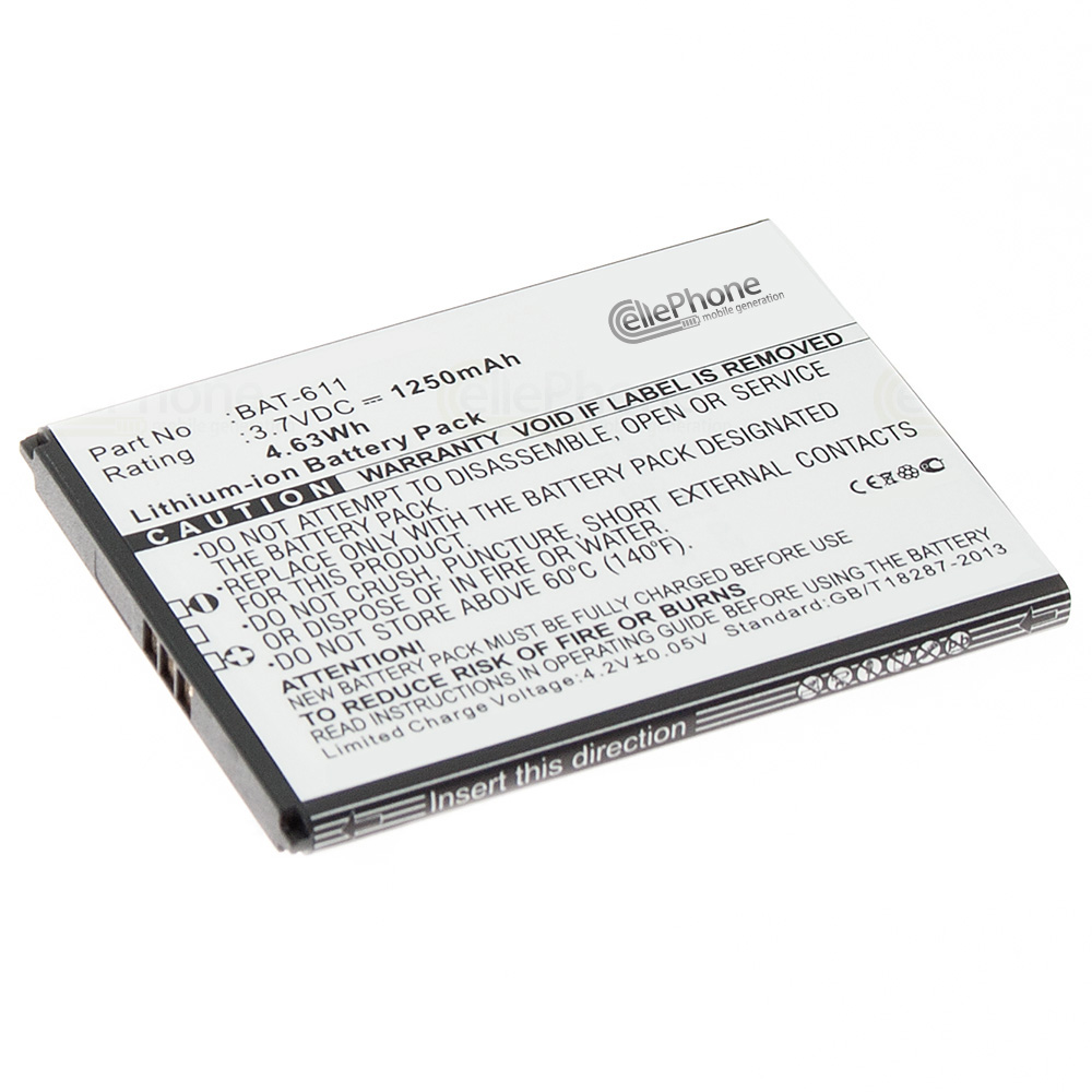 [5047] Batería Li-Ion para Acer Liquid Z4 Z140 Z160 (reemplazado BAT-611)