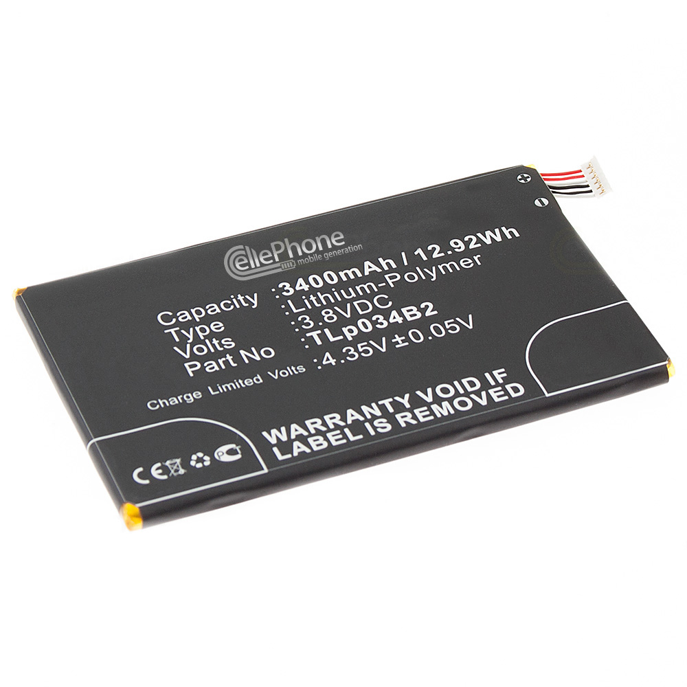 Batterie Li-Polymer pour Alcatel One Touch Pop S9 / One Touch Hero (remplace TLp034B2)
