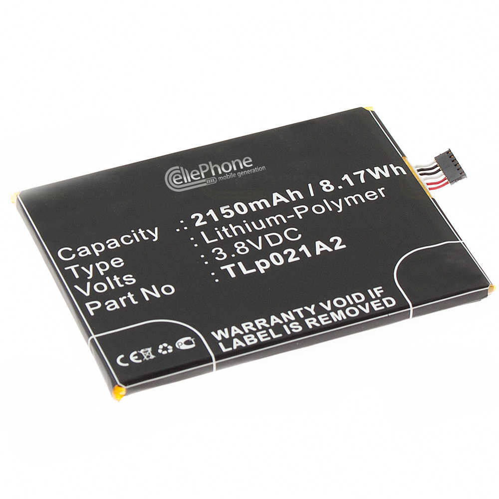 Battery Li-Polymer for Alcatel One Touch Idol 2S (replaced TLp021A2)