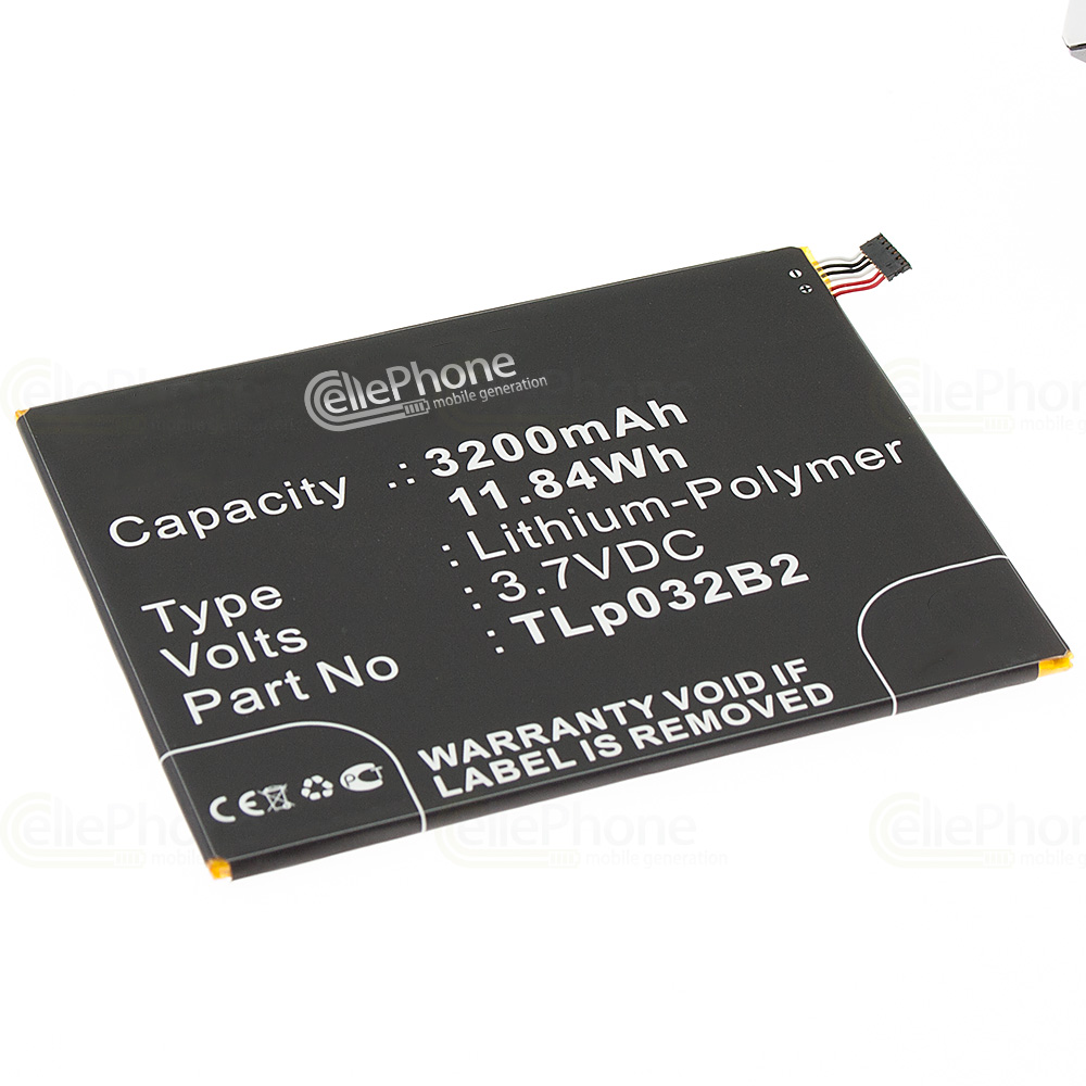 [5053] Batterie Li-Polymer pour Alcatel One Touch Pop 7 Tablet (remplace TLp032B2)