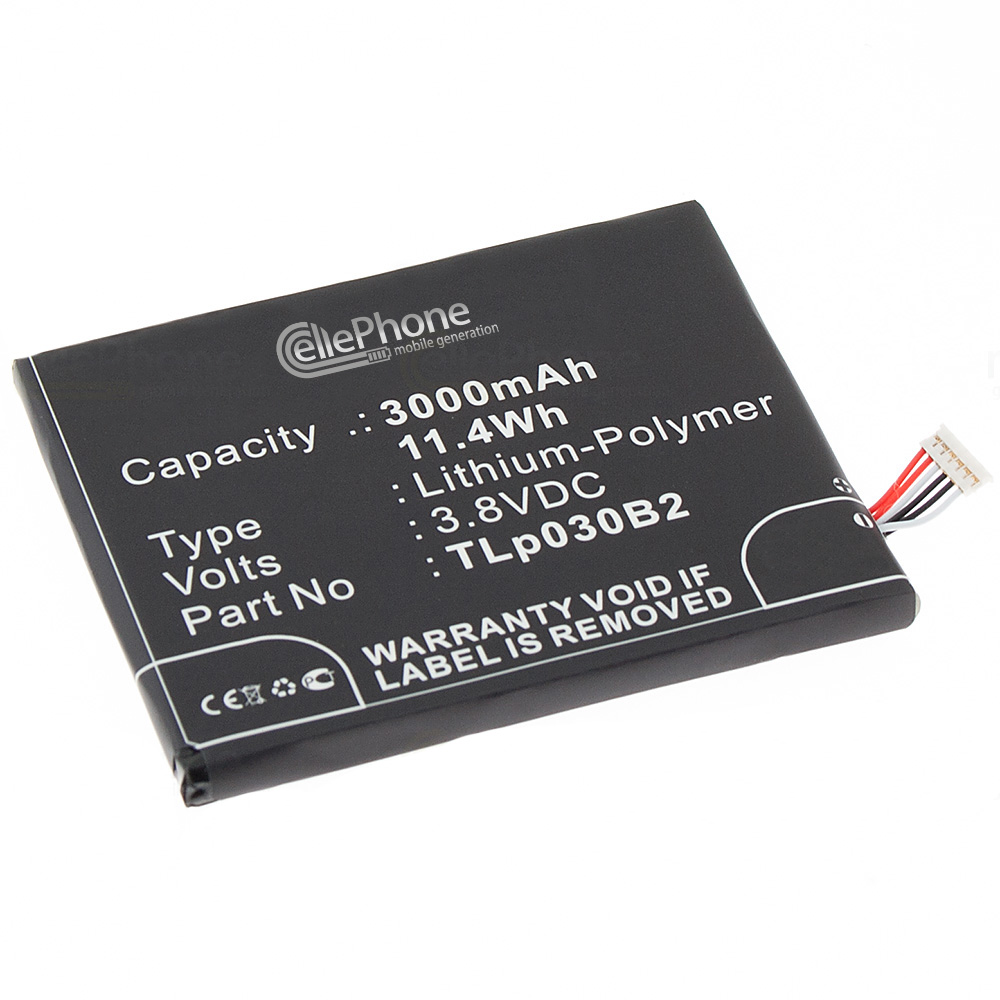 batteria Li-Polymer per Alcatel One Touch Pop S7 (sostituisce TLp030B2)
