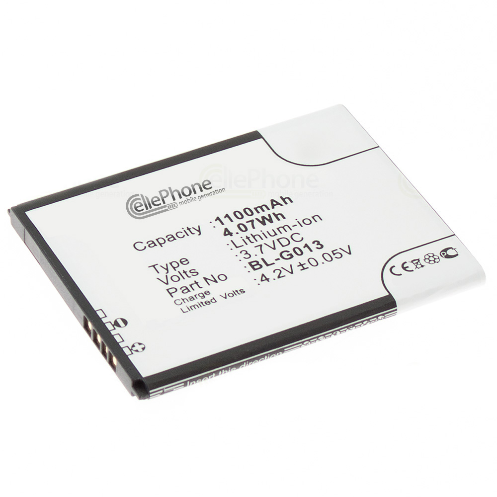 [5118] Batterie Li-Ion pour Gionee GN106 GN109 (remplace BL-G013)