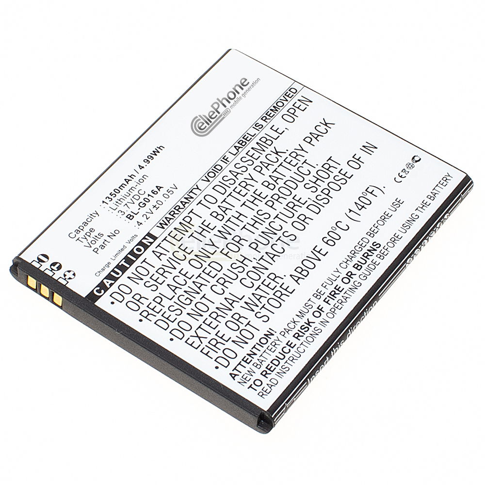 [5119] batteria Li-Ion per Gionee GN128 (sostituisce BL-G016A)