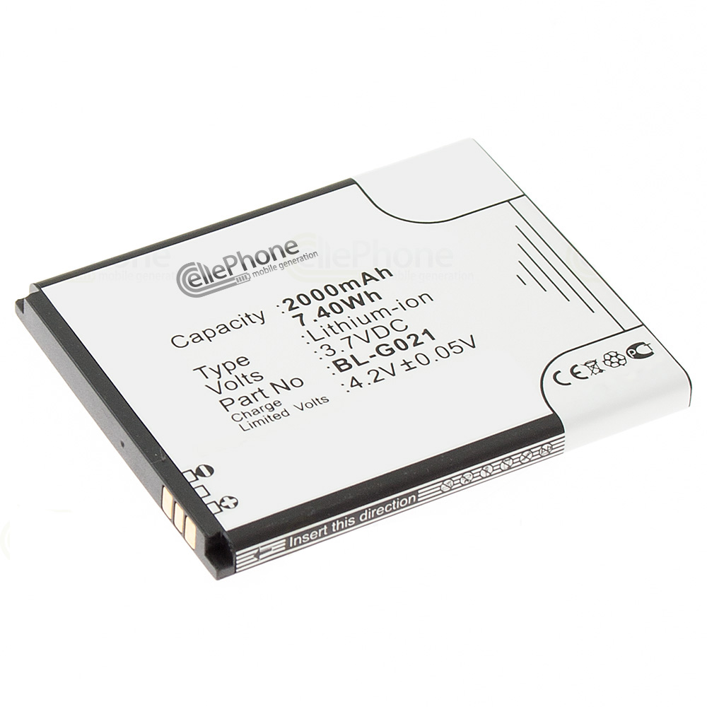 [5125] Batería Li-Ion para Gionee GN330 GN777 (reemplazado BL-G021)