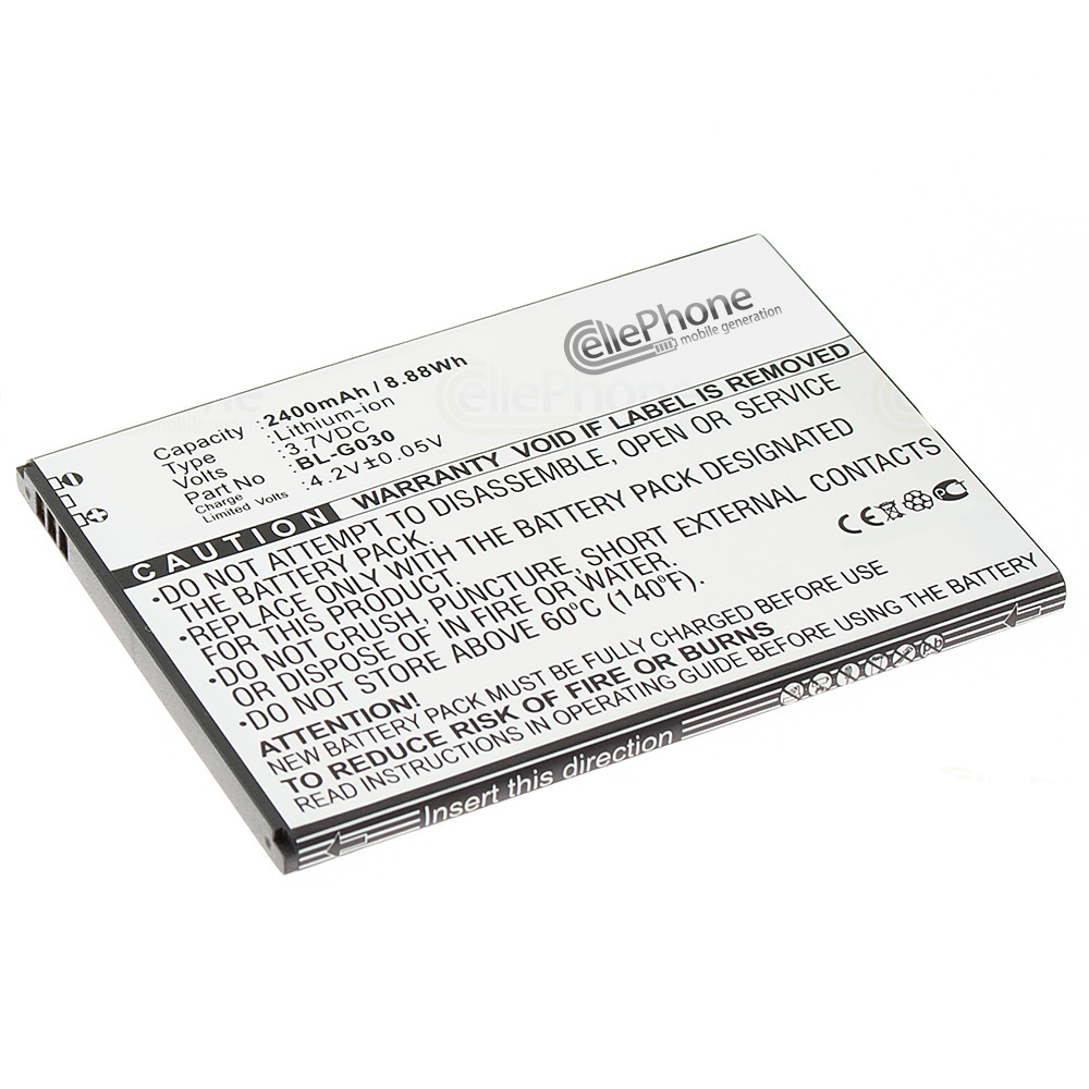 Accu Li-Ion voor Gionee GN810 (vervangt BL-G030)