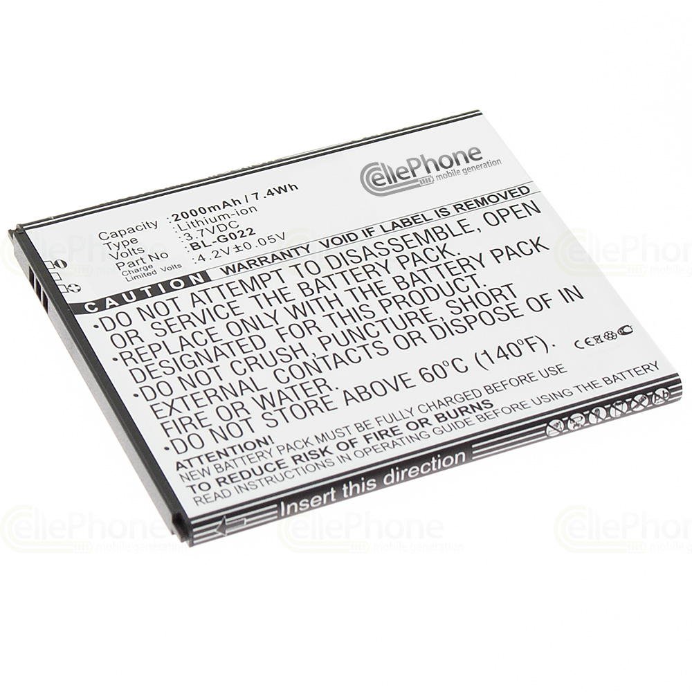 [5133] Batterie Li-Ion pour Gionee X805 (remplace BL-G022)