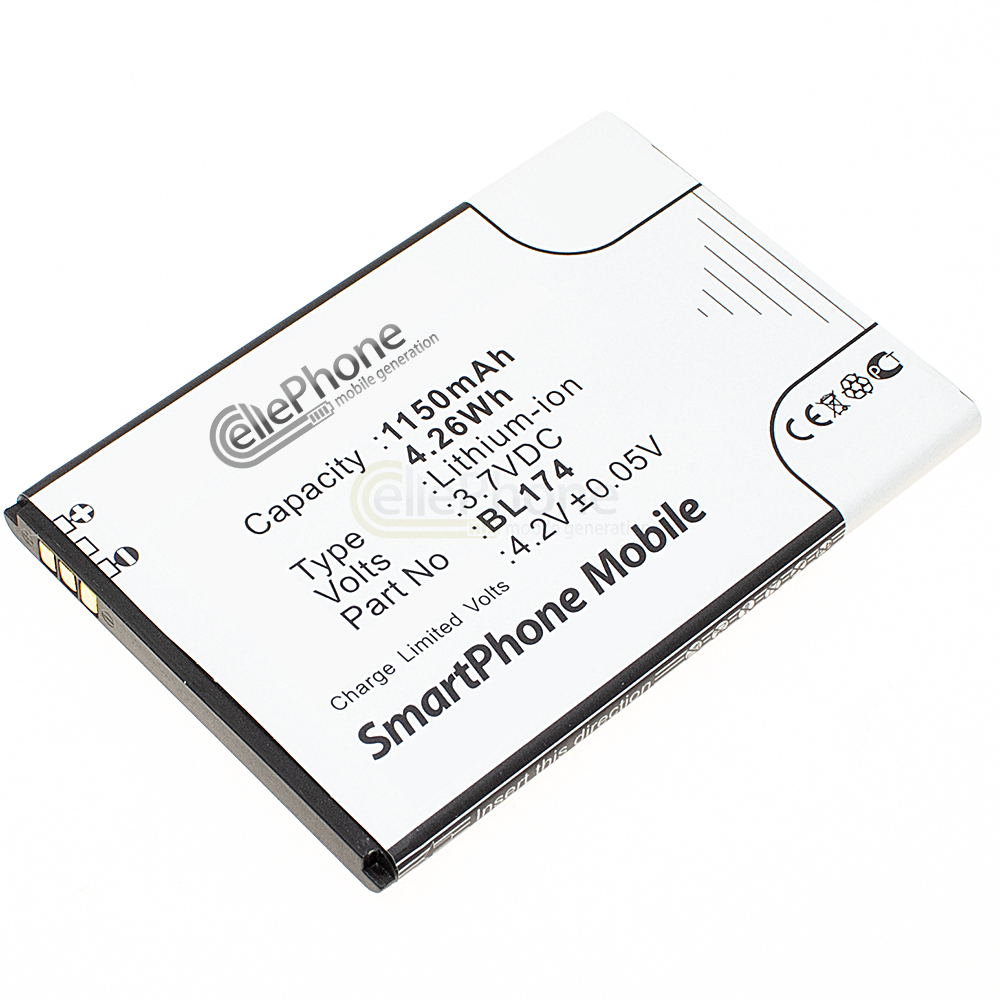 [5189] batteria Li-Ion per Lenovo A30 / A30t (sostituisce BL174)