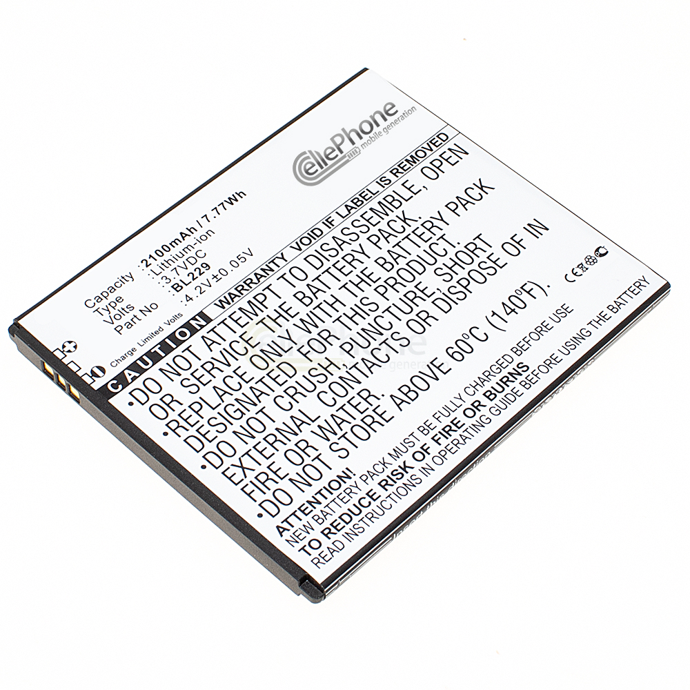 [5193] Akku Li-Ion für Lenovo A8 A808 A808T (ersetzt BL229)