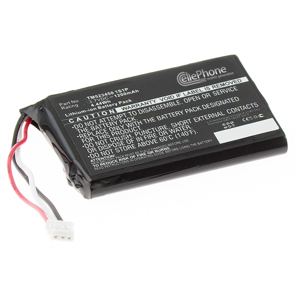 [5250] Batería Li-Ion para Pharos Drive GPS 200 / PDR200 (reemplazado TM523450 1S1P)