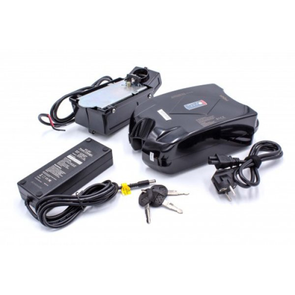 [5287] Battery Li-Ion for E-Bike Frosch (Frog) inkl. mount & Charger 24V - 10400 mAh