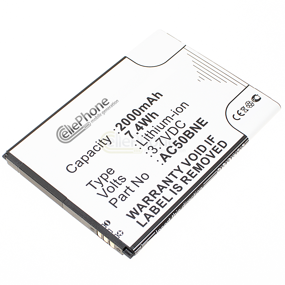[5339] Akku Li-Ion für Archos 50 Neon Platinium - 50b Oxygen Sauerstoff (ersetzt AC50BOX)