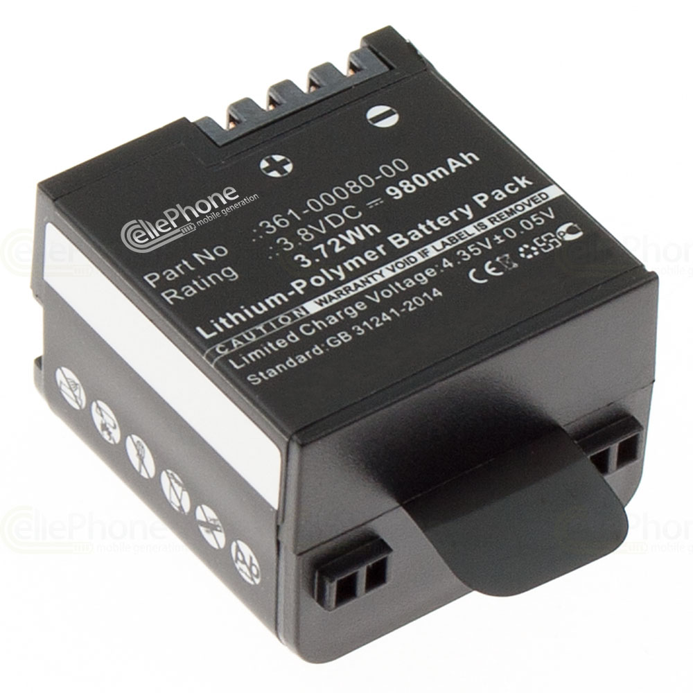 [5400] Batería Li-Polymer para Garmin Virb X (reemplazado 361-00080-00)