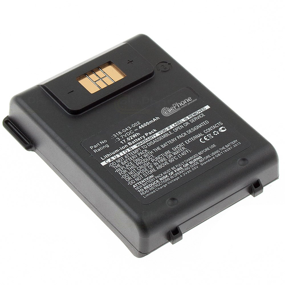 Battery Li-Ion for Intermec CN70 / CN70e (replaced 318-043-002) - 4600mAh