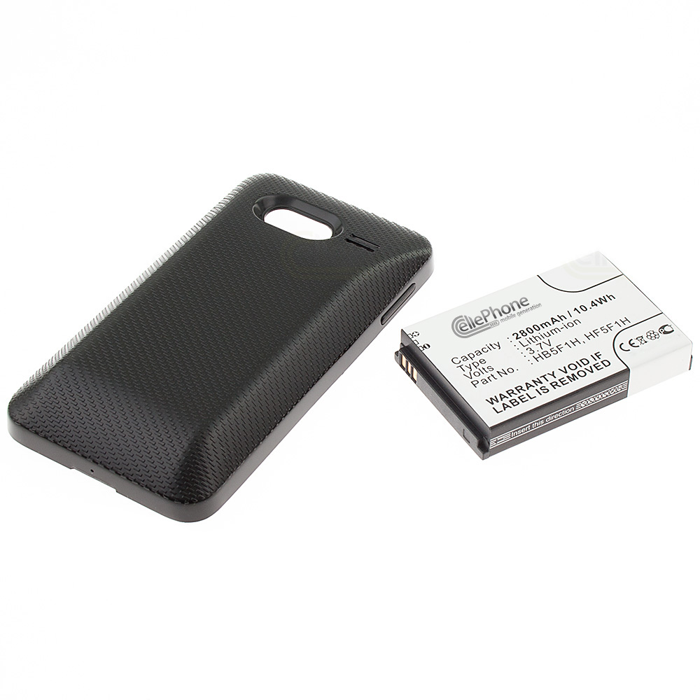 Battery Li-Ion for Huawei Activa 4G - black (replaced HB5F1H) - 2800 mAh (FAT)