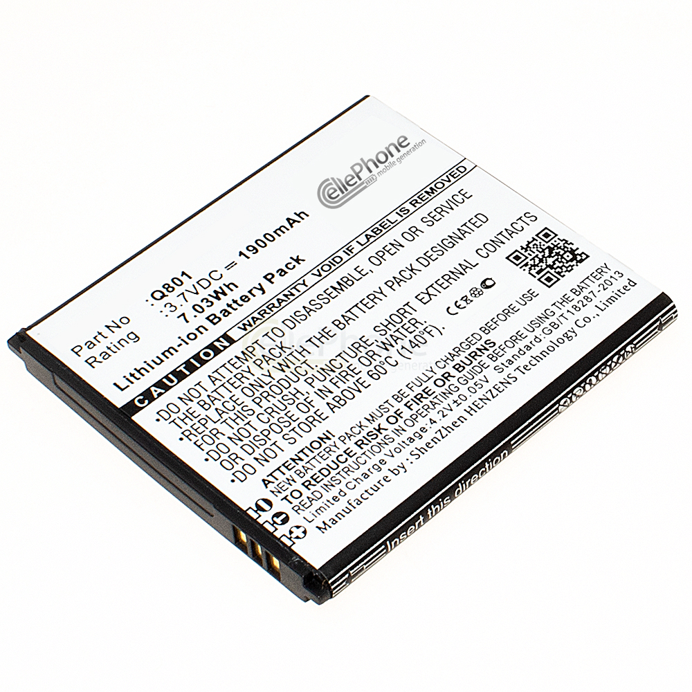 [5422] Accu Li-Ion voor Green Orange Go M3 (vervangt Q801)