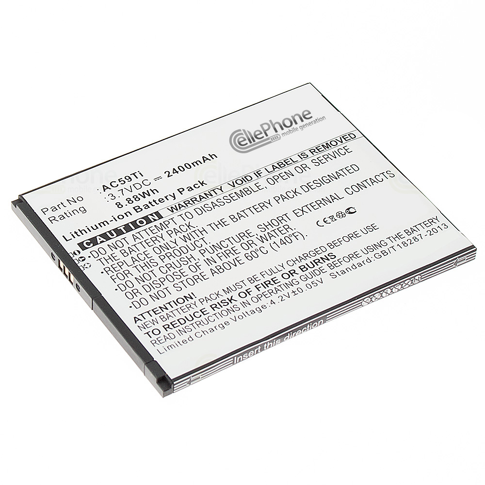 [5423] Batería Li-Ion para Archos 59 Titanium (reemplazado AC59Ti)