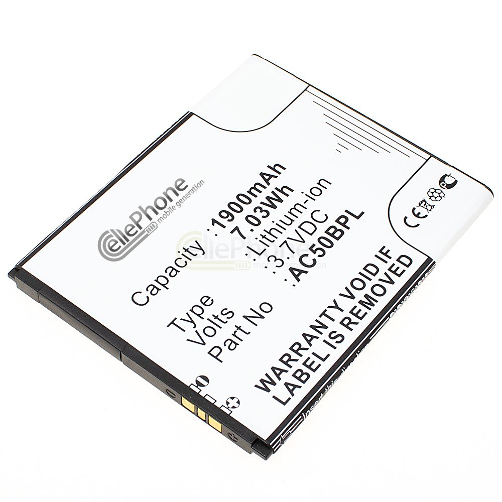 [5447] Accu Li-Ion voor Archos 50b Platinum (vervangt AC50BPL)
