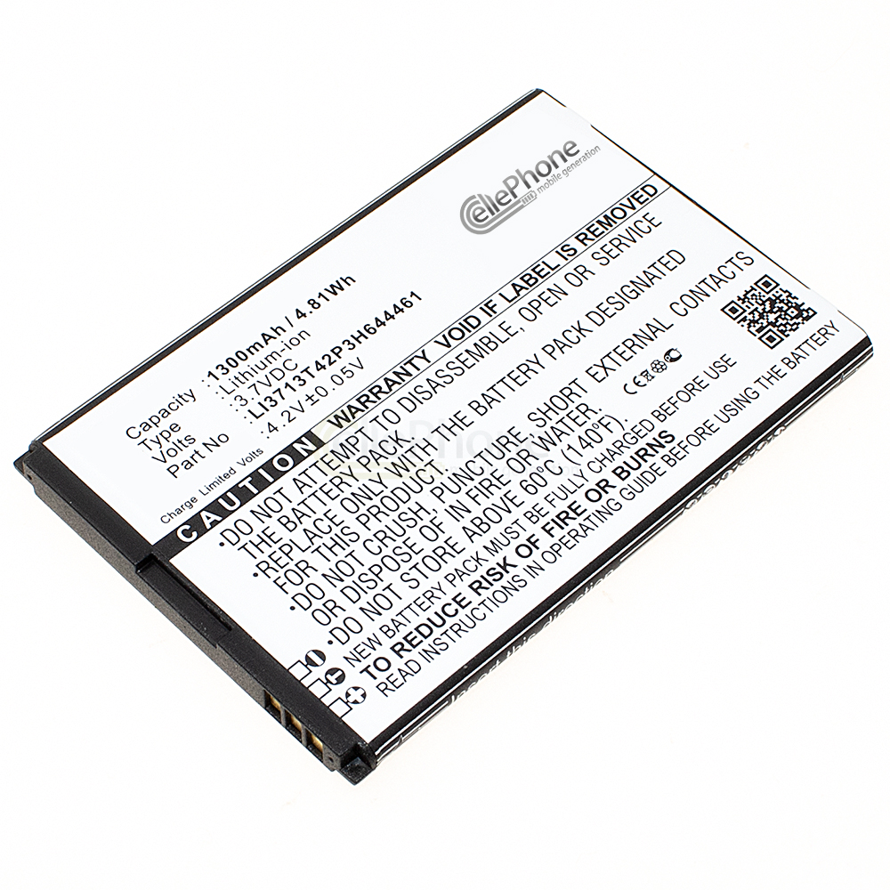 Batterie Li-Ion pour ZTE dtac Joey Jump 2 / V779 (remplace LI3713T42P3H644461)
