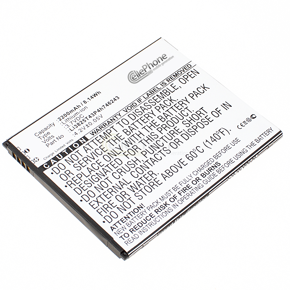 [5468] Batería Li-Ion para ZTE N928 / N928Dt / N928St (reemplazado Li3825T43P4h746243)