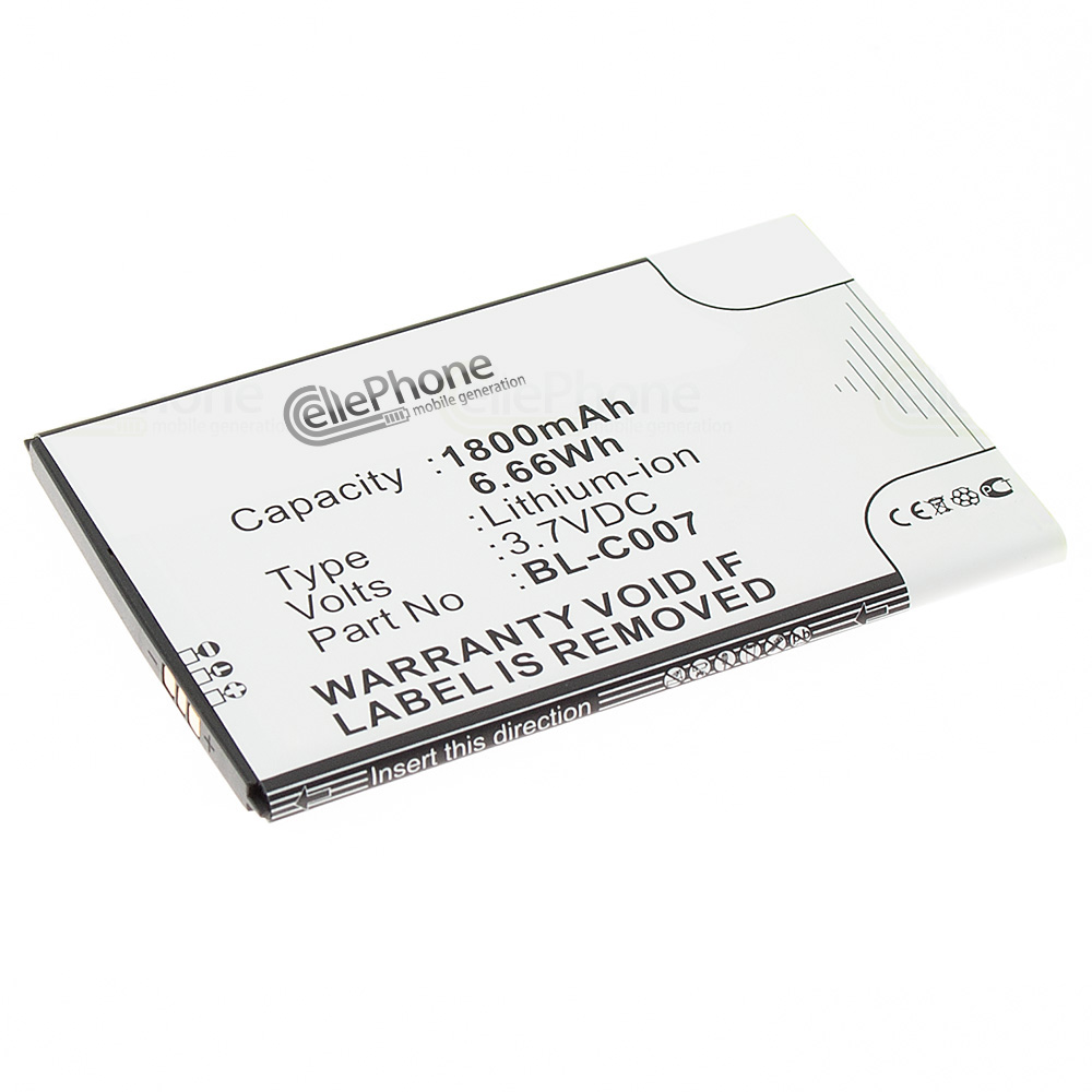Accu Li-Ion voor Gionee C605 GN137 GN138 GN858 (vervangt BL-C007)