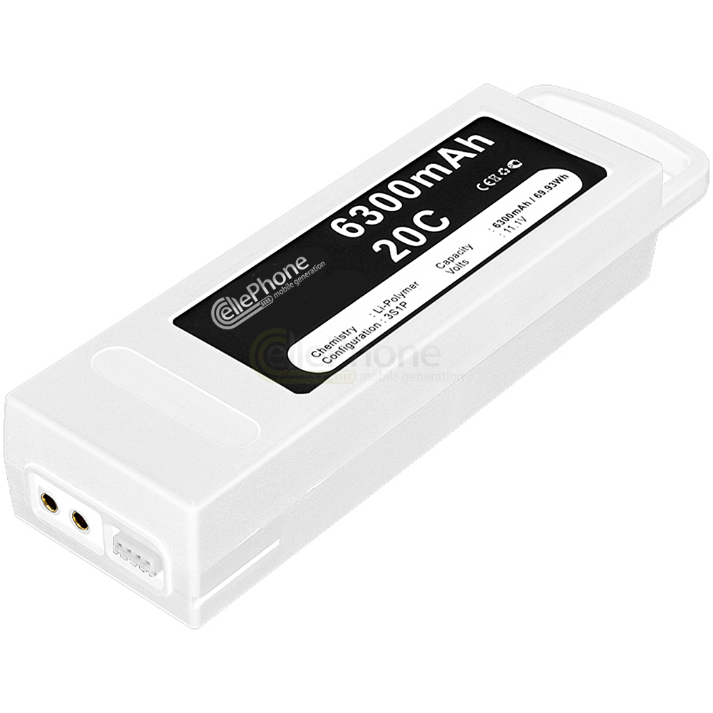 [5534] Batterie Li-Polymer pour Yuneec Q500 RC Drone / Q500+ Pro - 6300mAh / 11,1V