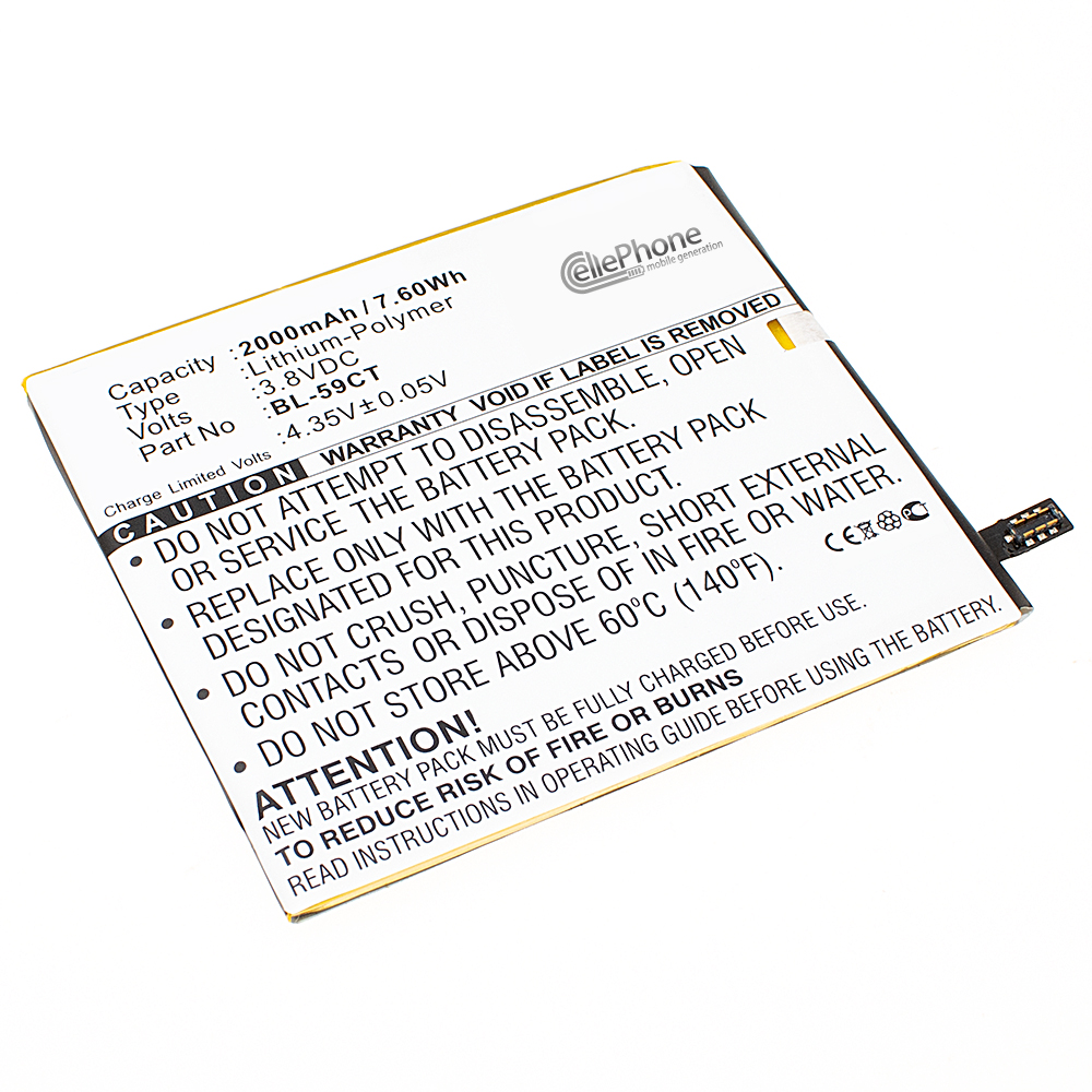 [5574] batteria Li-Polymer per Koobee H3 (sostituisce BL-59CT)