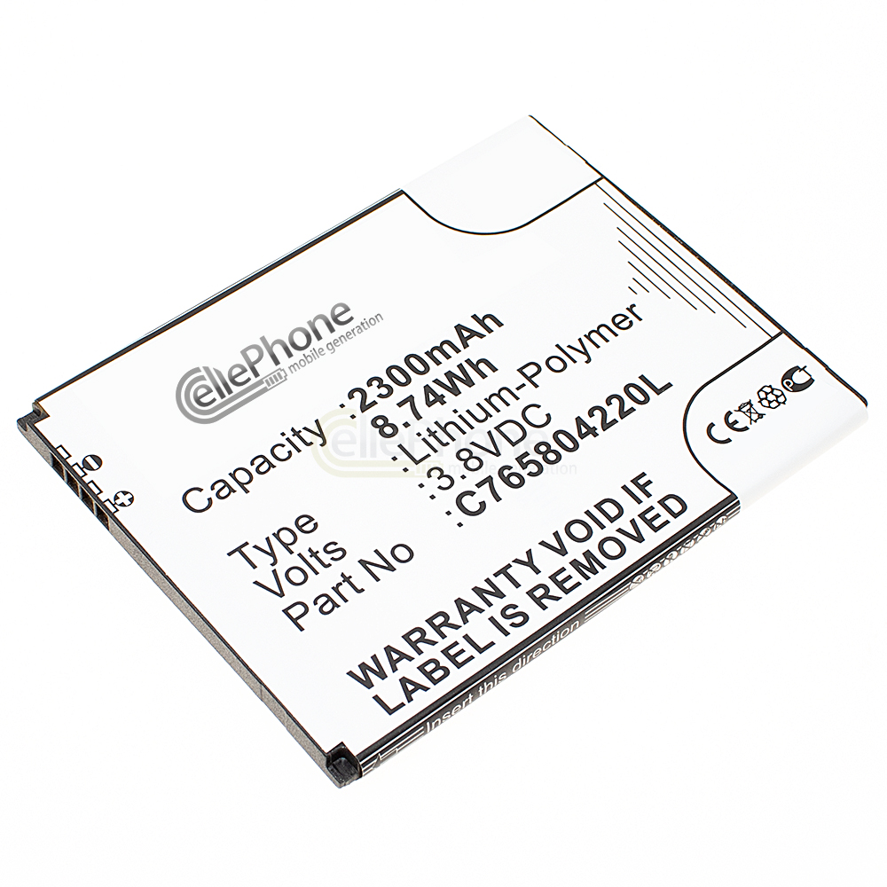Batería Li-Polymer para Blu Win HD - Life 8 (reemplazado C765804220L)