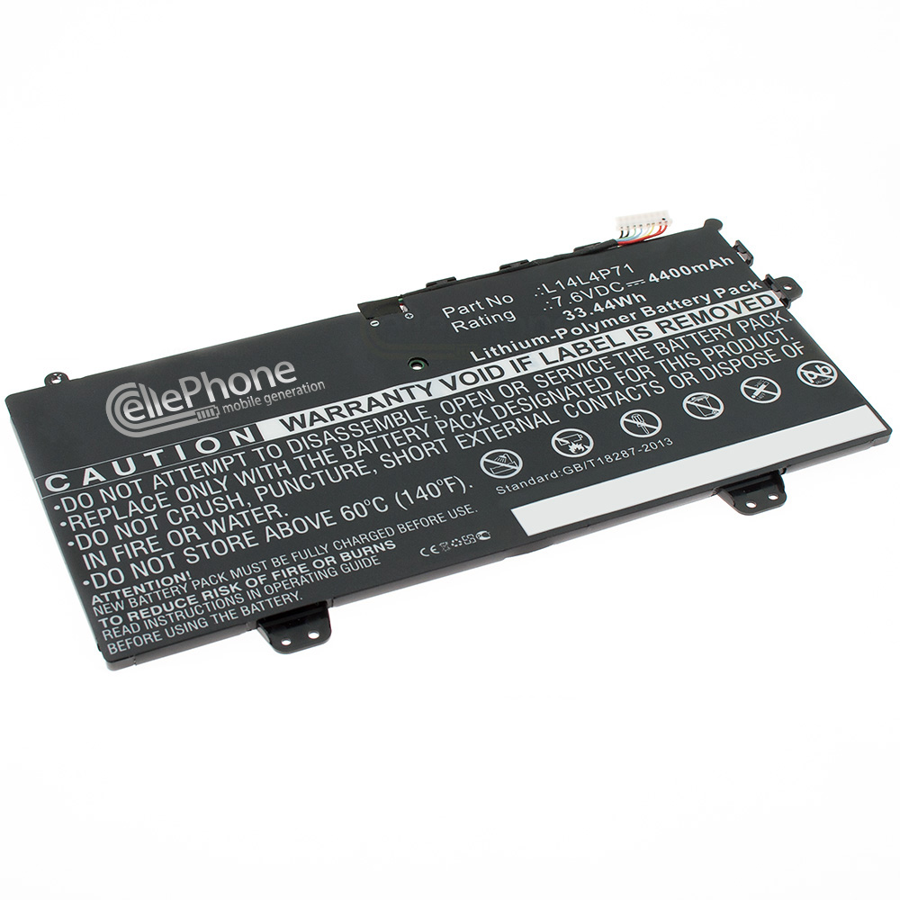 [5585] Akku Li-Polymer für Lenovo Yoga 3 (ersetzt L14L4P71) - 4400mAh / 7,6V