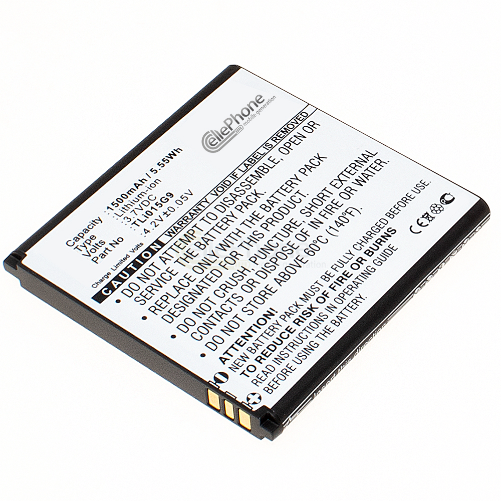 [5591] Akku Li-Ion für TCL A865 J320C J320T (ersetzt TLi015G9)