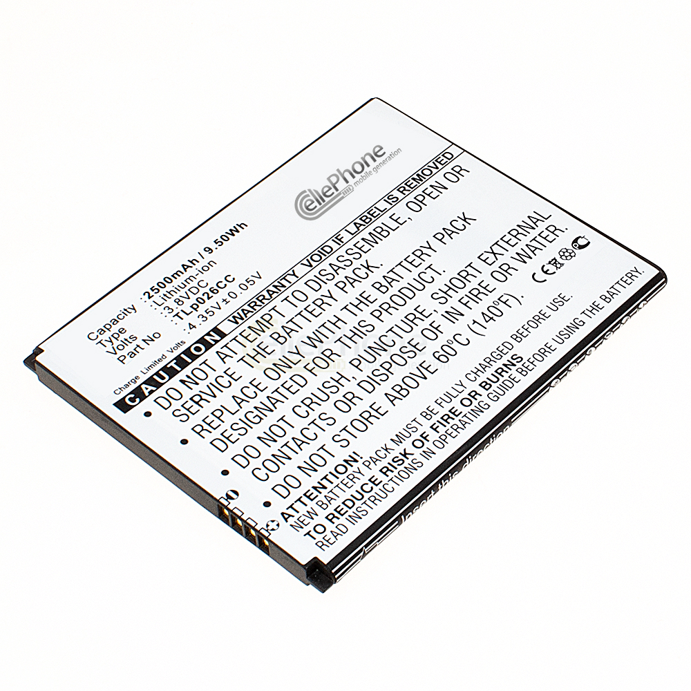 [5592] Battery Li-Ion for TCL ONO (replaced TLp026CC)