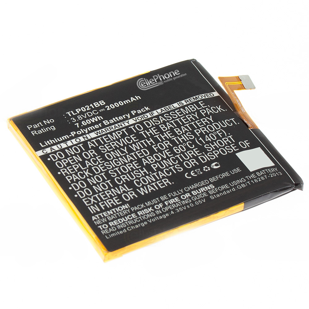 [5603] Batterie Li-Polymer pour TCL i708U / i709M (remplace TLP021BB)