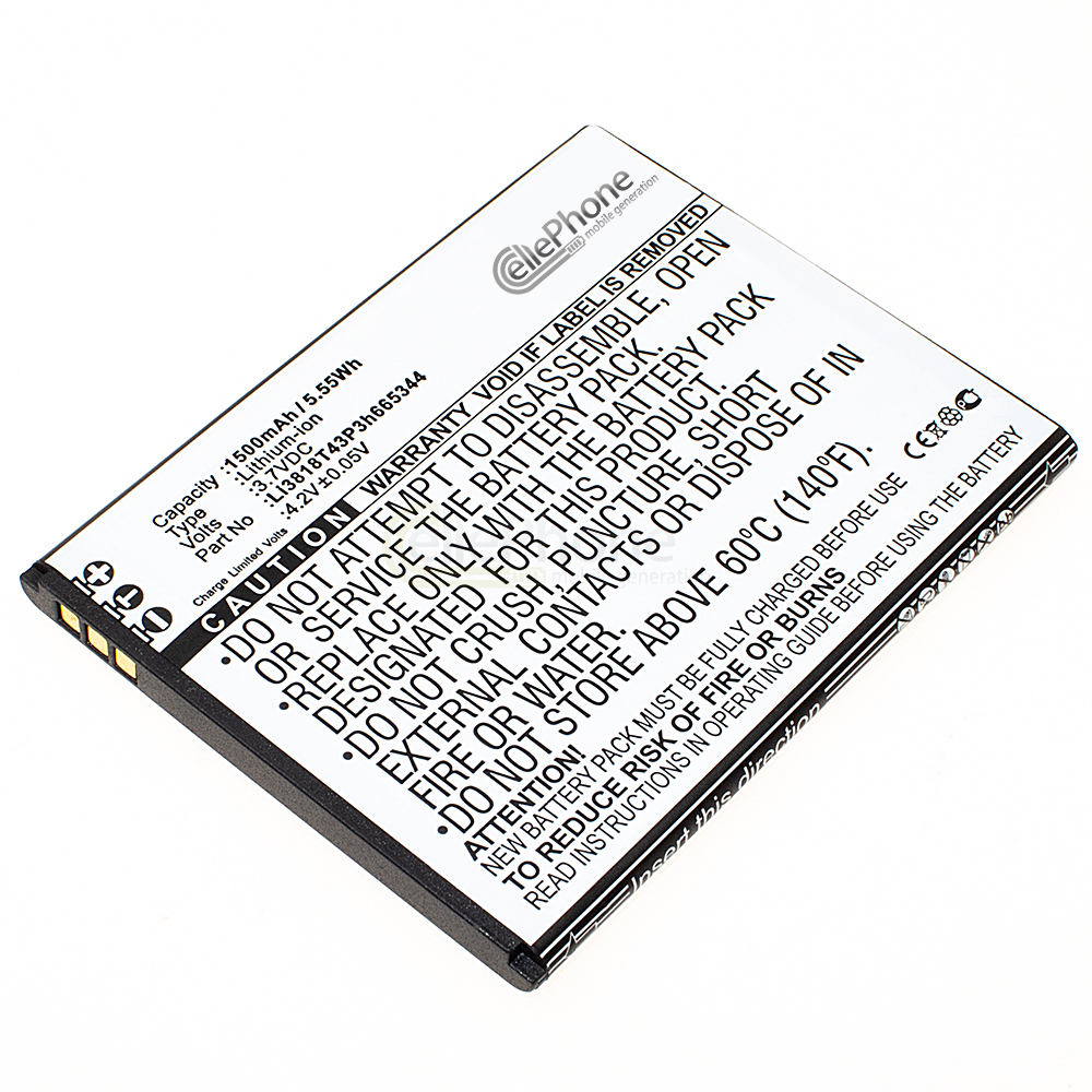 [5615] Batería Li-Ion para ZTE Blade GF3 (reemplazado Li3818T43P3h665344)