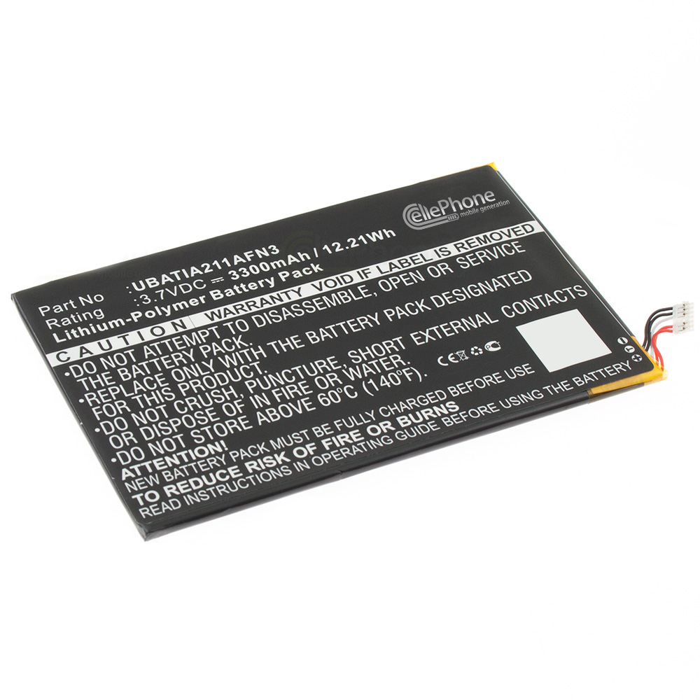 [5638] Accu Li-Polymer voor Sharp Aquos Pad (vervangt UBATIA211AFN3)