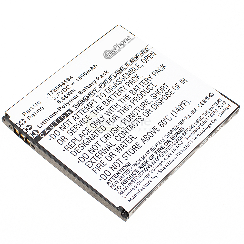 [5641] batteria Li-Polymer per MobiWire Cygnus (sostituisce 178064184)