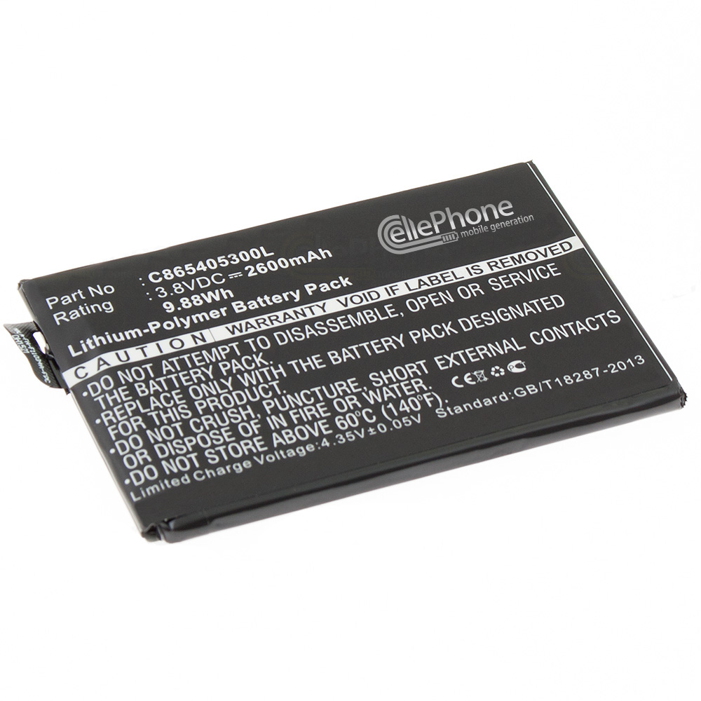 [5646] Battery Li-Polymer for Blu Studio XL / XL 6.0 HD (replaced C865405300L)