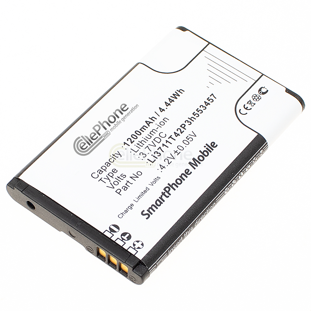 Accu Li-Ion voor Telstra R90 Tough / Racer X850 / T100 T108 T6 T90 (vervangt Li3711T42P3h553457)
