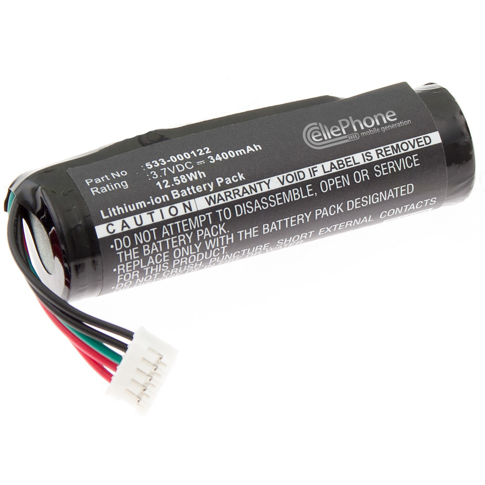 Batterie Li-Ion pour Logitech UE ROLL 2 - Ears Boom (remplace 533-000122) - 3400mAh