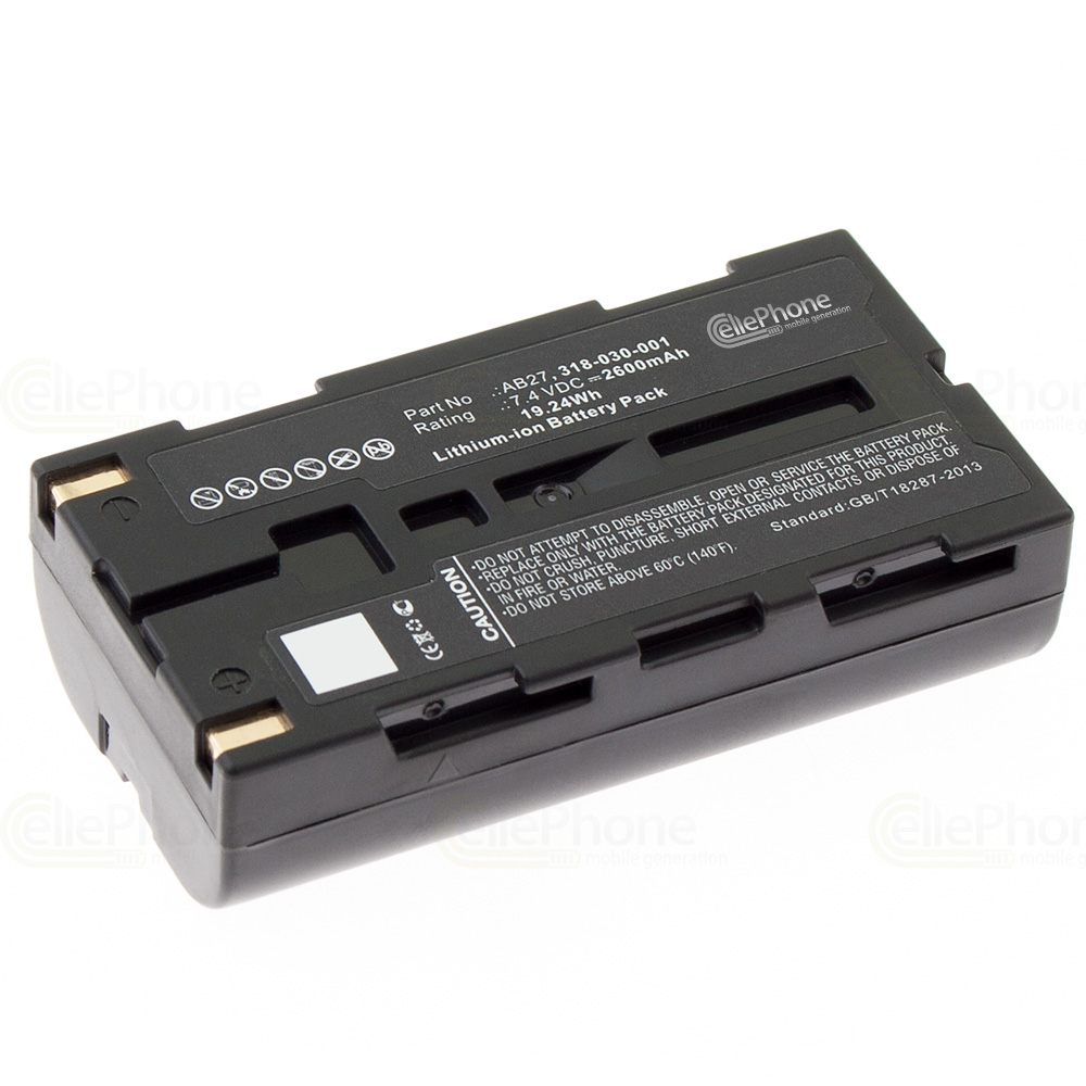 [5702] batteria Li-Ion per Intermec FieldPro - MP350 - MTP300 MTP40 - PB2 PB3 - S1500 S2500 S3750 S4500 (sostituisce 318-030-001) - 2600mAh