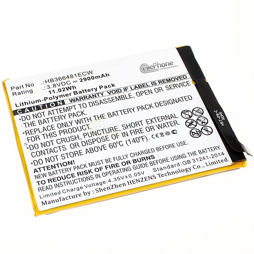 [5708] Batería Li-Polymer para Huawei P9 Lite (reemplazado HB366481ECW)