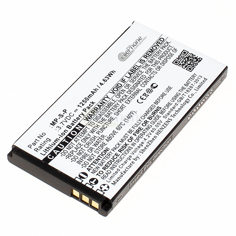 [5709] Batterie Li-Ion pour MyPhone 3010 Classic (remplace MP-S-P)