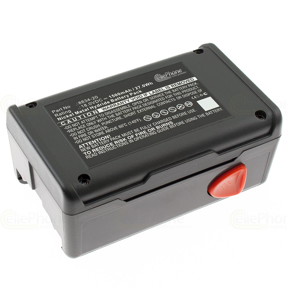 [5710] Batterie Ni-MH pour Gardena Taille-haie EasyCut 42 / Turbotrimmer SmallCut 300 (remplace 8834-20)
