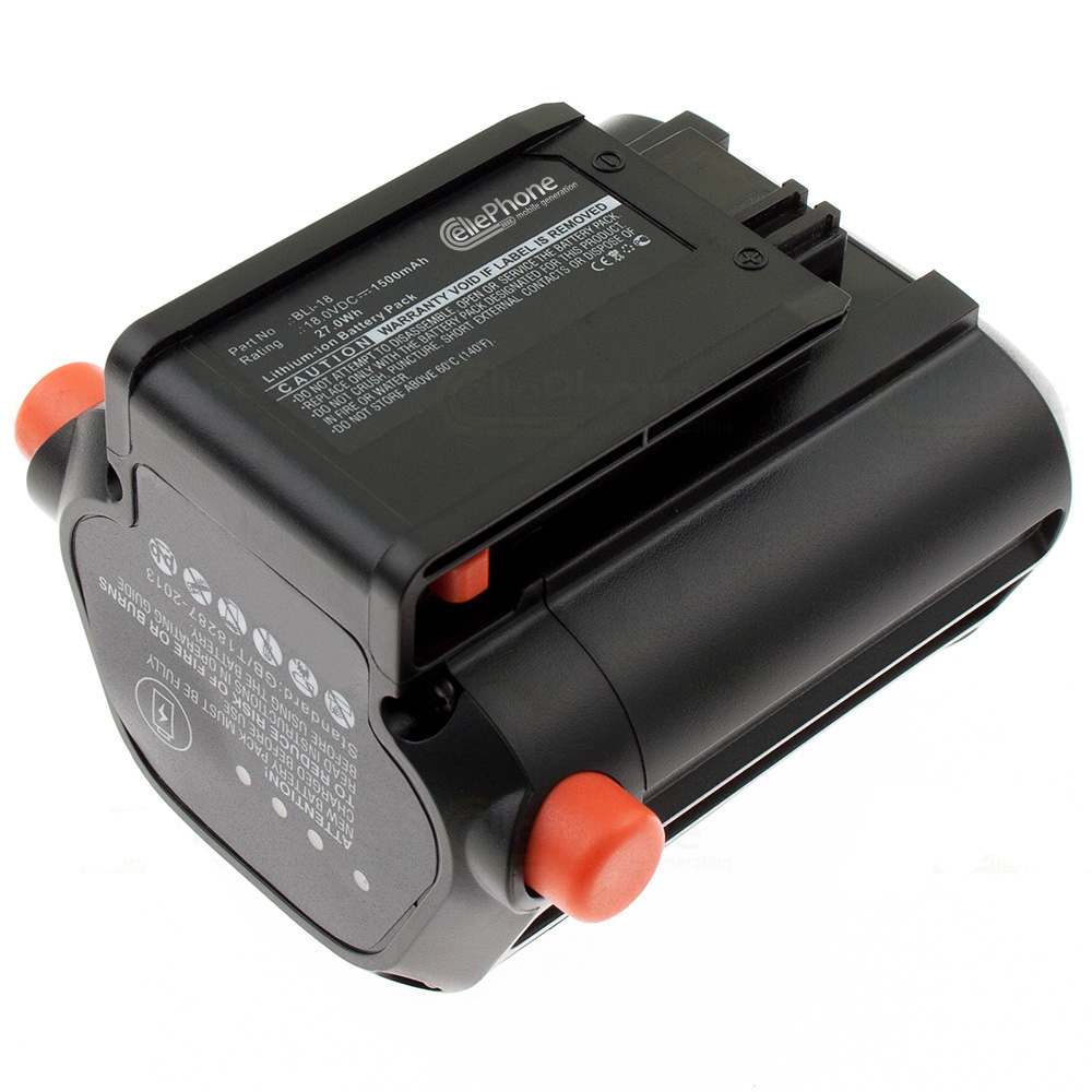 Batterie Li-Ion pour Gardena Accu Hedge Trimmer EasyCut Li-18/50 (remplace 09840-20 / BLi-18) - 1500 mAh