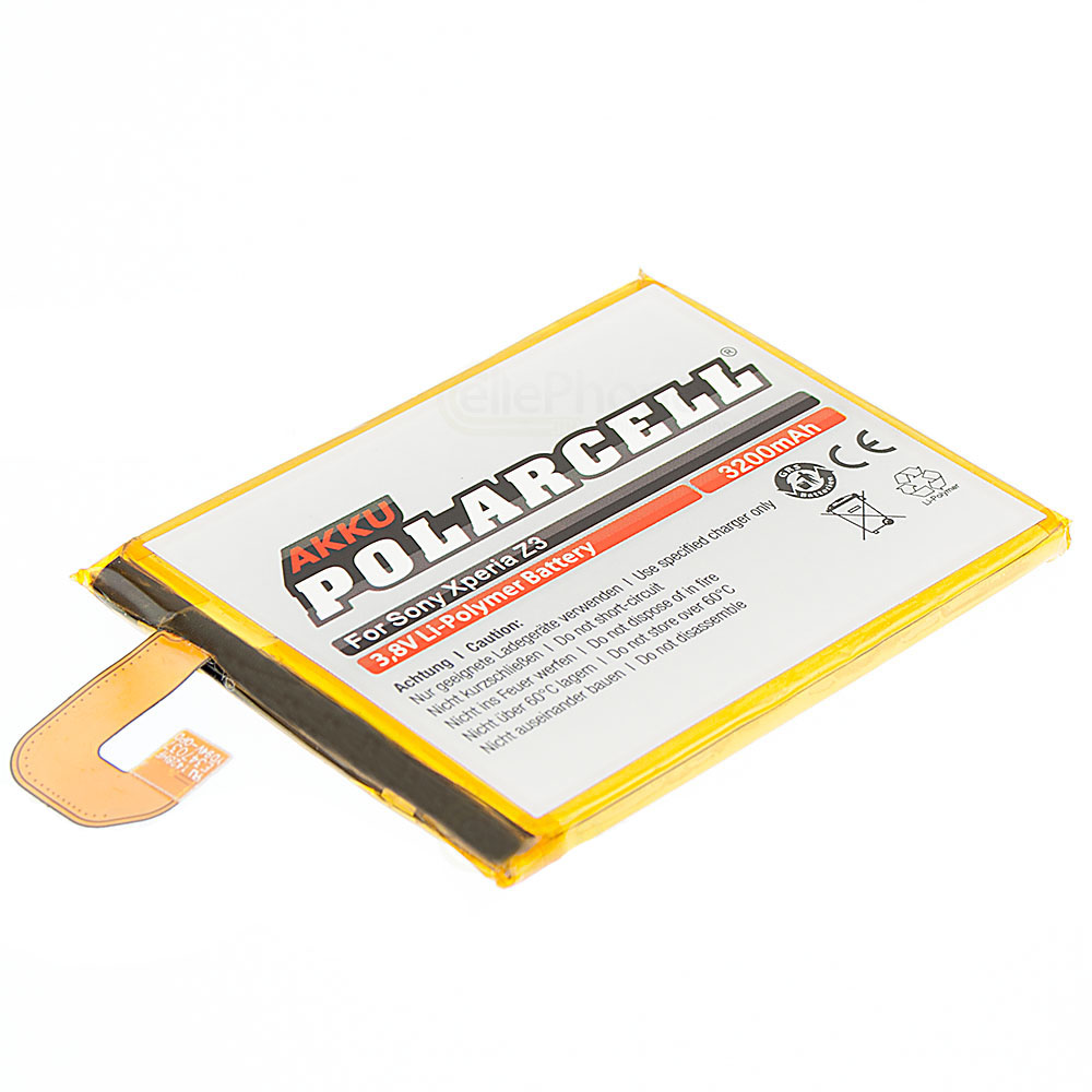 [5731] PolarCell Akku Li-Polymer für Sony Xperia Z3 (ersetzt LIS1558ERPC)