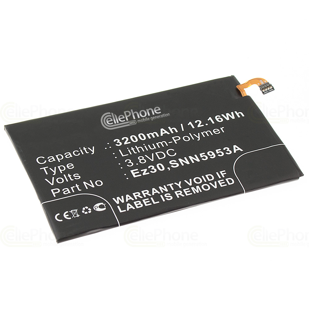 [5748] Akku Li-Polymer für Motorola Shamu Nexus 6 (ersetzt EZ30)