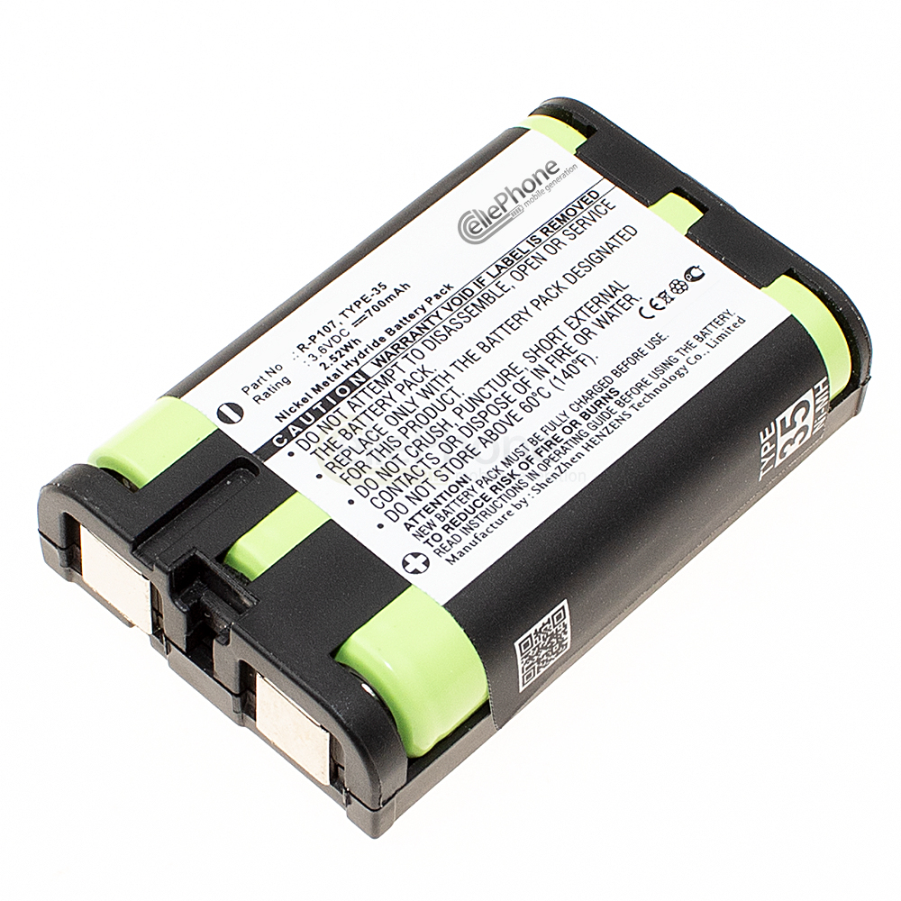 [5753] Akku Ni-MH für Panasonic BB-GT1500 / KX-FPG376 / KX-TG2205W (ersetzt HHR-P107)