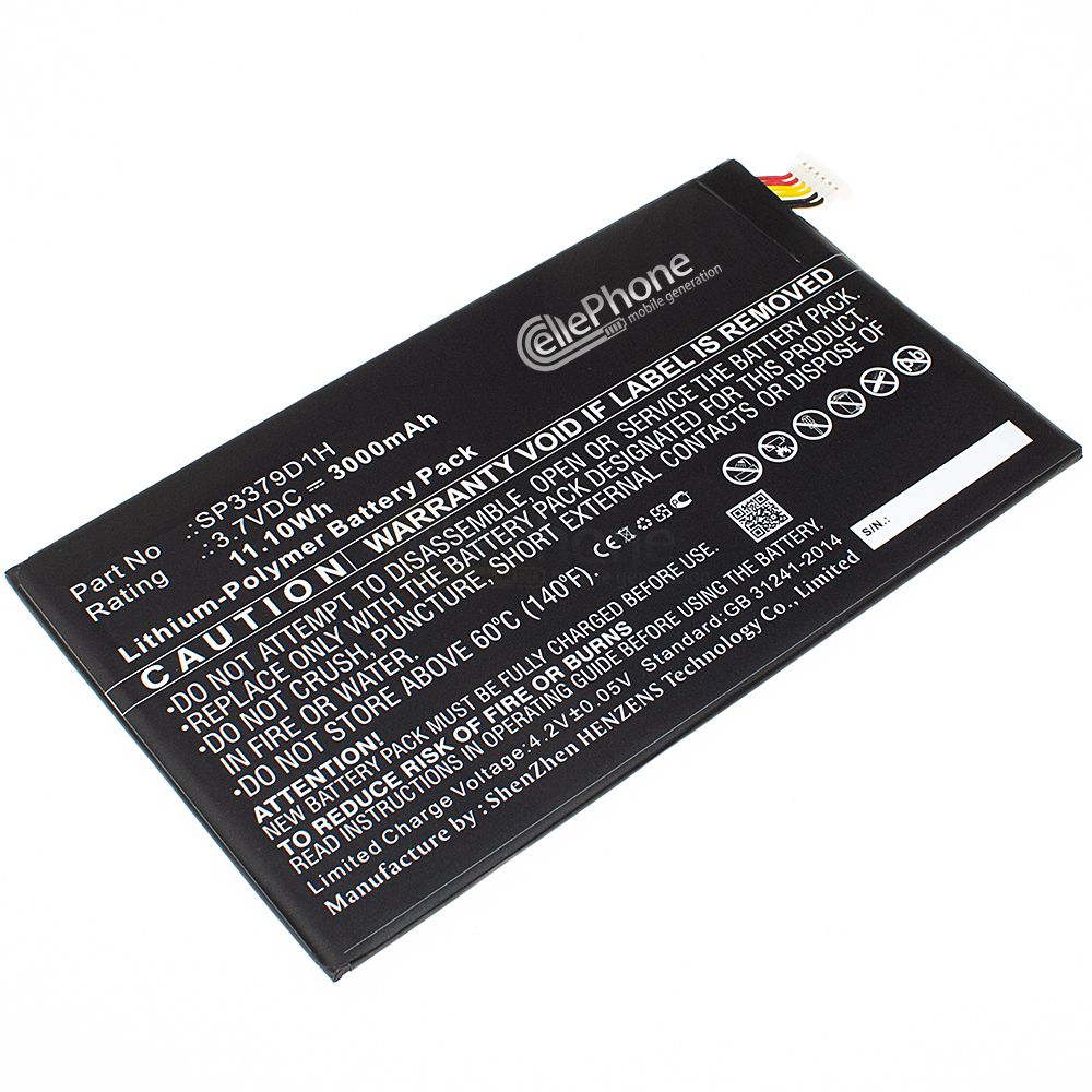 [5755] Akku Li-Polymer für Samsung Galaxy Tab 3 (SM-T315) (ersetzt AAaD415JS/7-B) - 3000mAh
