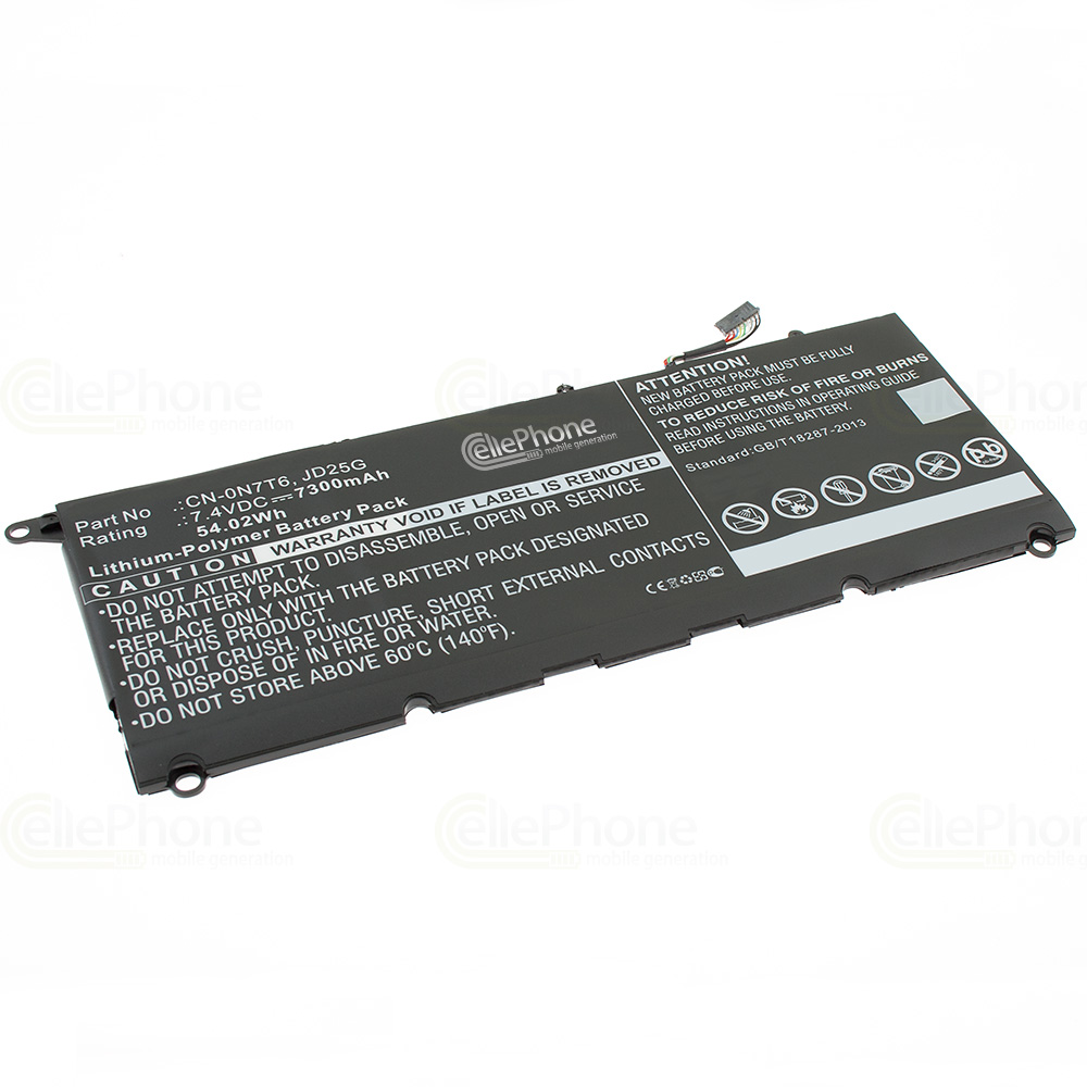 [5758] Akku Li-Polymer kompatibel zu Dell XPS 13 2015 9343 - 7300mAh / 7,4V